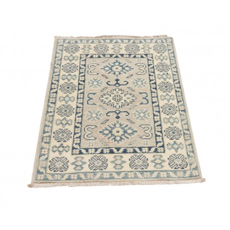 Tappeto Kazak Afghanistan beige azzurro 66x93