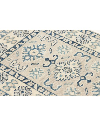 Tappeto Kazak Afghanistan beige azzurro 66x93