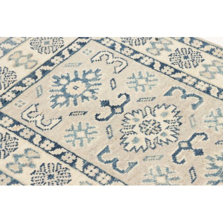 Tappeto Kazak Afghanistan beige azzurro 66x93