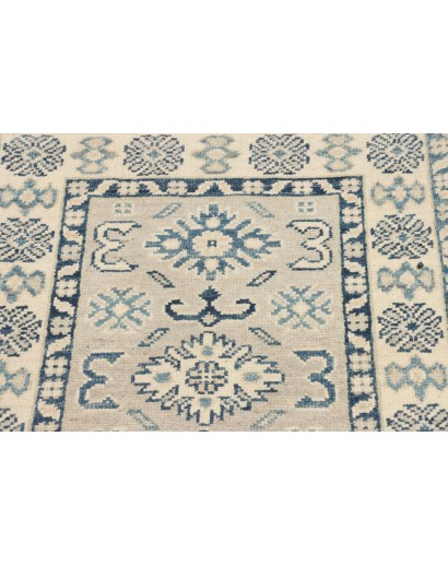 Tappeto Kazak Afghanistan beige azzurro 66x93
