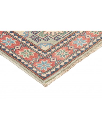 Tappeto Kazak Afghanistan azzurro marrone 61x89