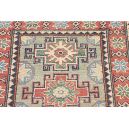 Tappeto Kazak Afghanistan azzurro marrone 61x89