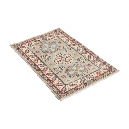 Tappeto Kazak Afghanistan beige bianco 61x91