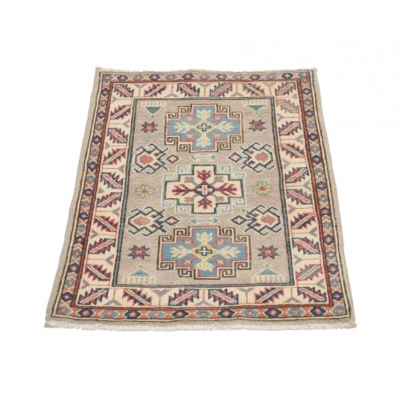 Tappeto Kazak Afghanistan beige bianco 61x91