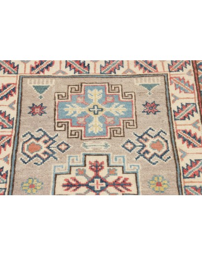 Tappeto Kazak Afghanistan beige bianco 61x91