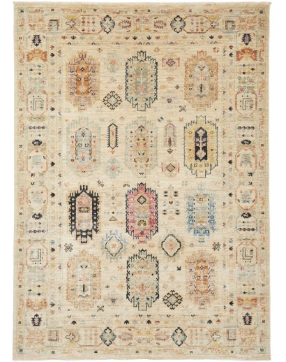 Tappeto Tribal Pakistan beige verde 146x204