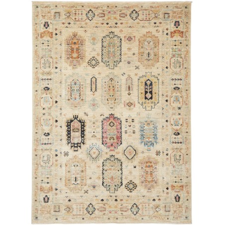 Tappeto Tribal Pakistan beige verde 146x204