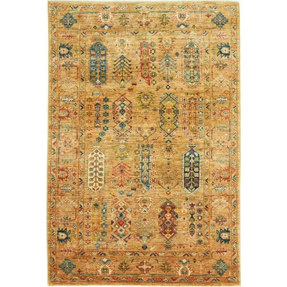 Tappeto Tribal Pakistan marrone 121x181 Tappeto Tribal Pakistan marrone 121x181
