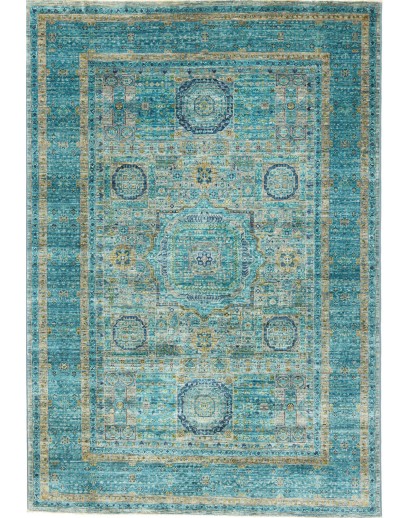 Tappeto Mamlouk Pakistan grigio verde 125x182