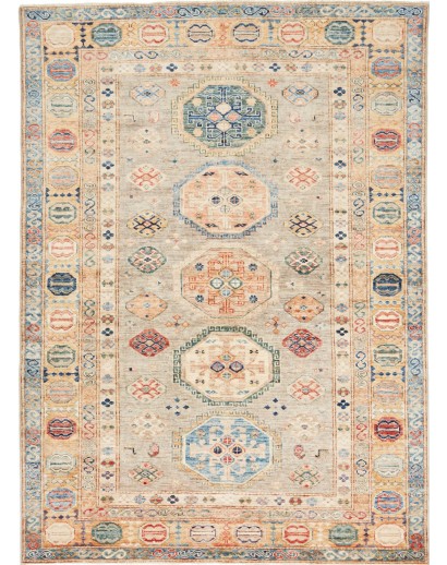 Tappeto Kazak Fine Pakistan beige marrone 151x209