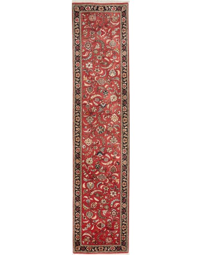Tappeto Ghom Persia marrone blu 68x312