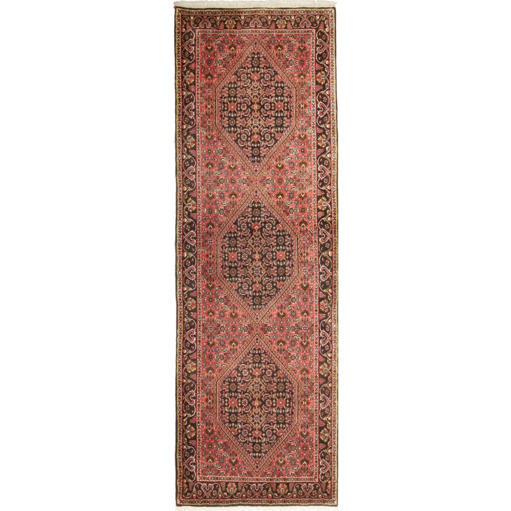Tappeto Bidjar Persia marrone giallo 66x208 Tappeto Bidjar Persia marrone giallo 66x208