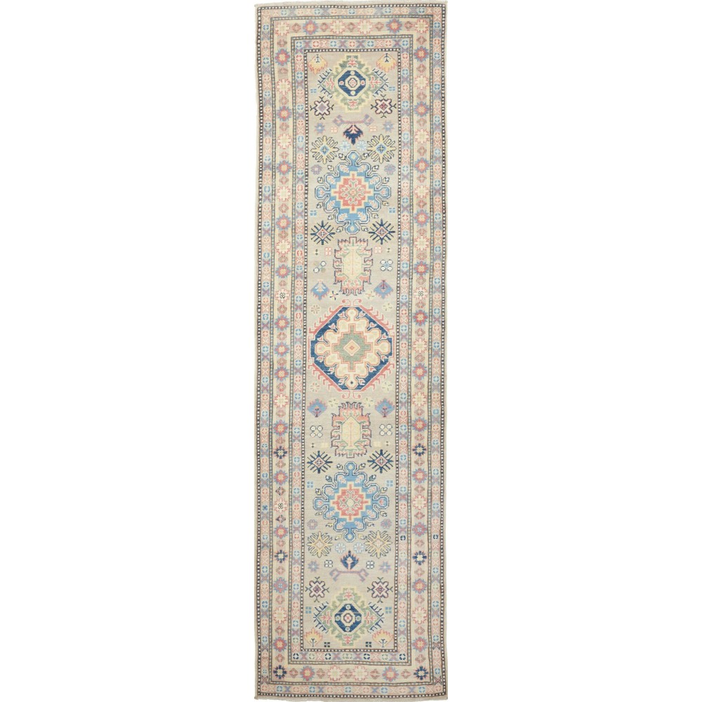 Tappeto Kazak Afghanistan beige 81x309 Tappeto Kazak Afghanistan beige 81x309