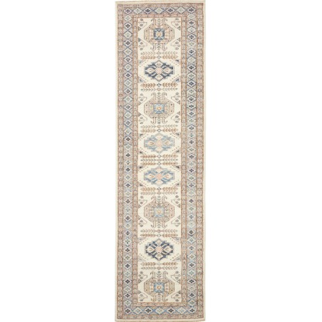 Tappeto Kazak Fine Pakistan bianco 85x303