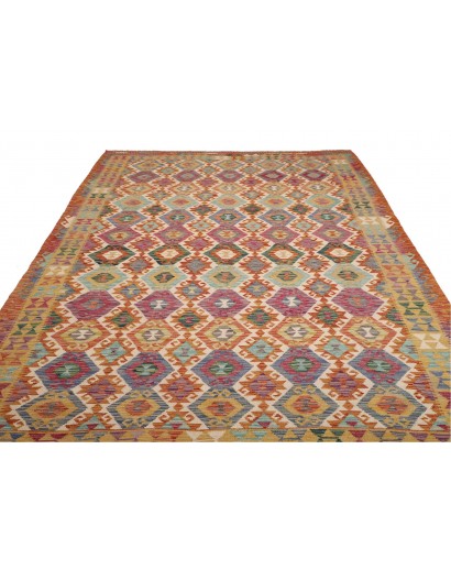Tappeto Kilim Afghanistan marrone 198x302