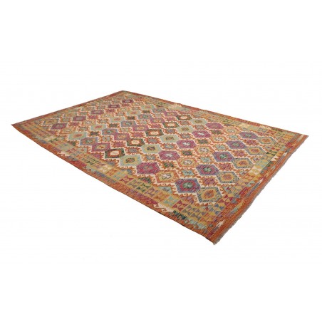 Tappeto Kilim Afghanistan marrone 198x302