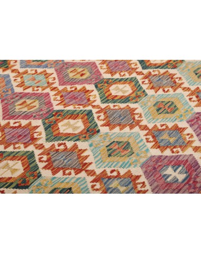 Tappeto Kilim Afghanistan marrone 198x302