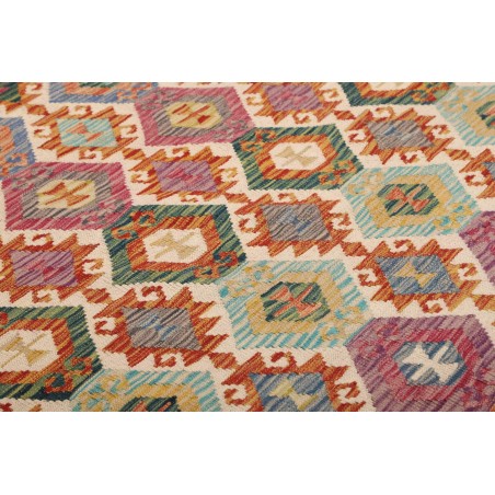 Tappeto Kilim Afghanistan marrone 198x302