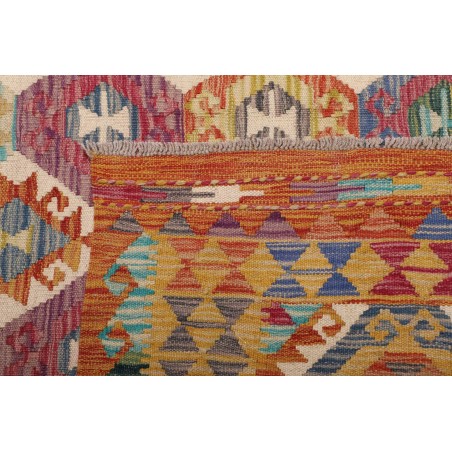 Tappeto Kilim Afghanistan marrone 198x302
