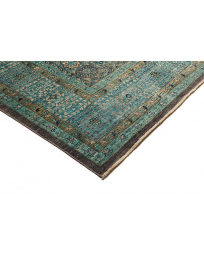 Tappeto Mamlouk Pakistan azzurro grigio 251x306