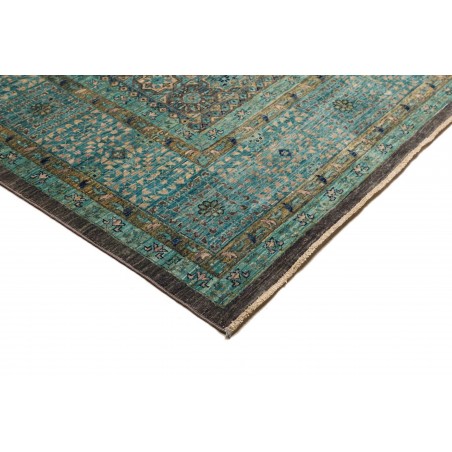 Tappeto Mamlouk Pakistan azzurro grigio 251x306