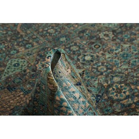 Tappeto Mamlouk Pakistan azzurro grigio 251x306