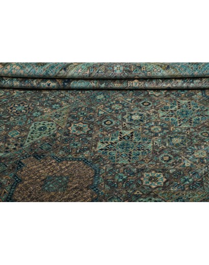 Tappeto Mamlouk Pakistan azzurro grigio 251x306