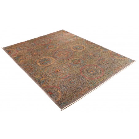 Tappeto Mamlouk Pakistan bianco marrone 153x202
