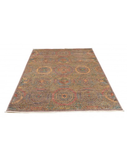 Tappeto Mamlouk Pakistan bianco marrone 153x202