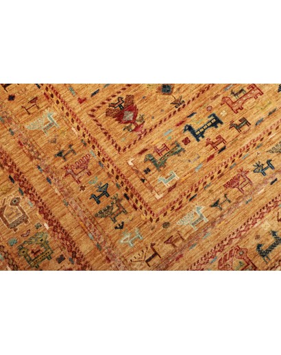 Tappeto Rubin Pakistan arancione marrone 173x242