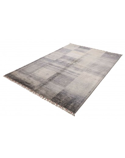 Tappeto Siva Pakistan bianco azzurro 170x237