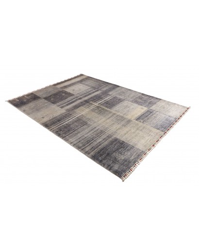 Tappeto Siva Pakistan bianco azzurro 170x237