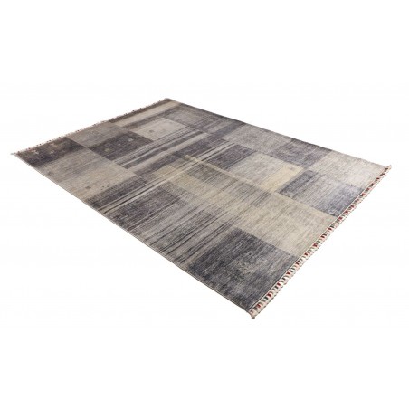 Tappeto Siva Pakistan bianco azzurro 170x237