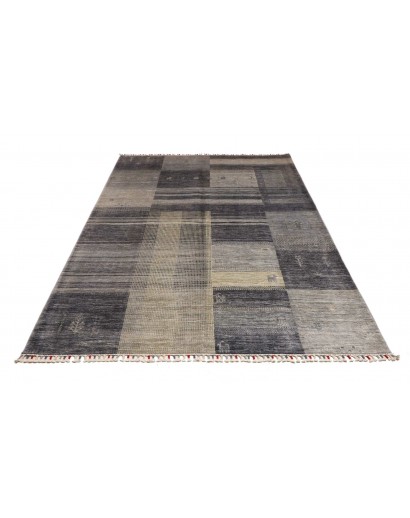 Tappeto Siva Pakistan bianco azzurro 170x237