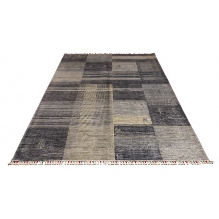 Tappeto Siva Pakistan bianco azzurro 170x237