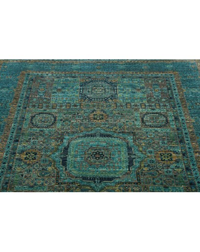 Tappeto Mamlouk Pakistan grigio bianco 129x186