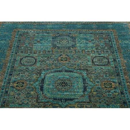 Tappeto Mamlouk Pakistan grigio bianco 129x186