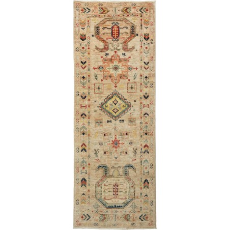 Tappeto Tribal Pakistan marrone grigio 74x209