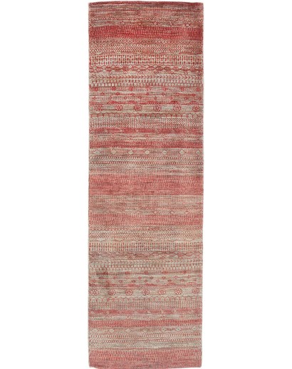 Tappeto Royal Gabbeh Pakistan marrone bianco 76x252