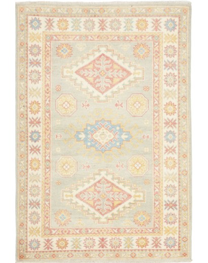 Tappeto Kazak Afghanistan giallo marrone 102x149