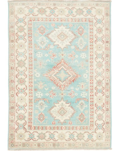 Tappeto Kazak Afghanistan bianco marrone 103x148