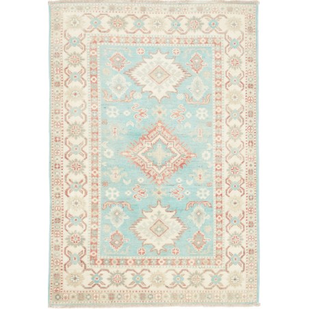 Tappeto Kazak Afghanistan bianco marrone 103x148