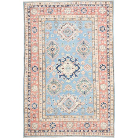 Tappeto Kazak Afghanistan bianco grigio 119x179