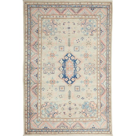 Tappeto Kazak Afghanistan beige bianco 118x177