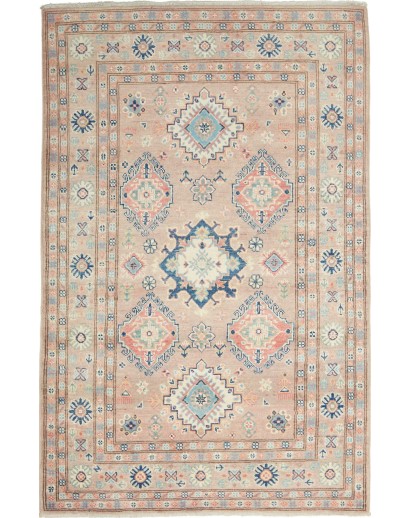 Tappeto Kazak Afghanistan beige marrone 115x182