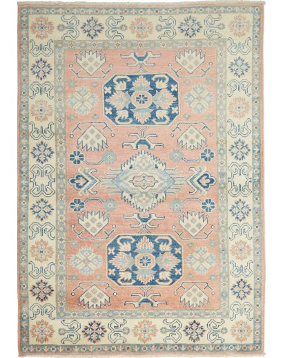 Tappeto Kazak Afghanistan beige grigio 121x179