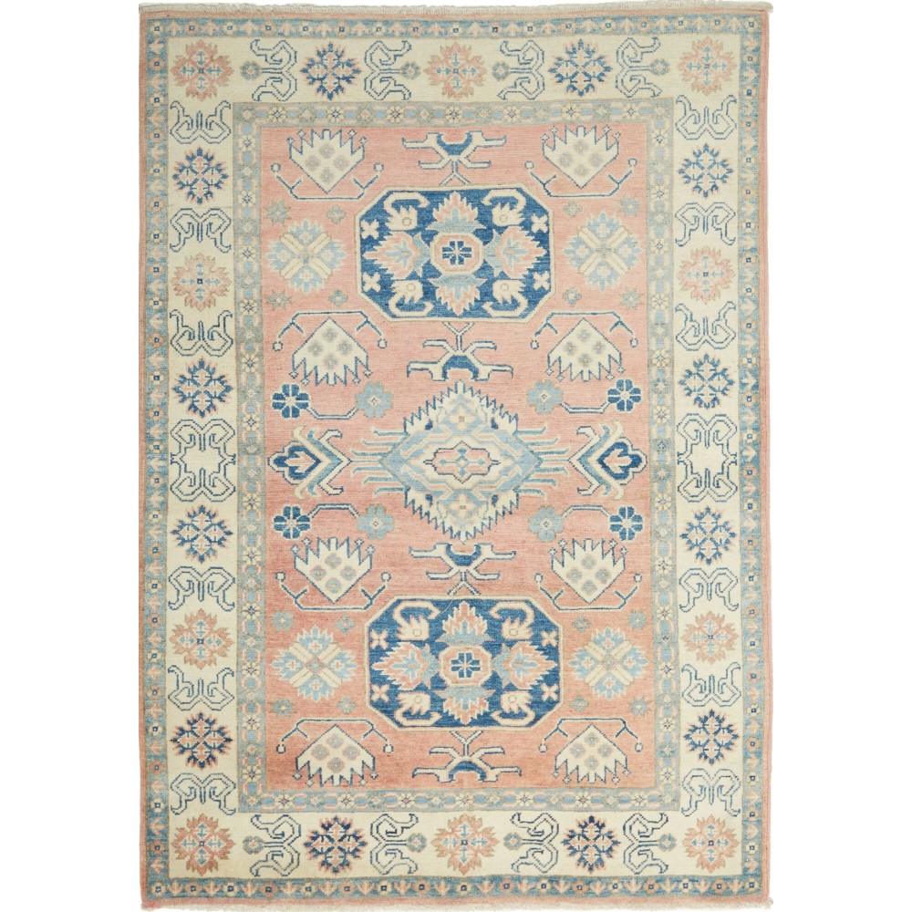 Tappeto Kazak Afghanistan beige grigio 121x179 Tappeto Kazak Afghanistan beige grigio 121x179