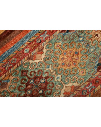Tappeto Samarkand Pakistan marrone grigio 84x116