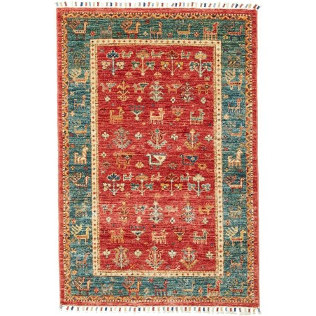 Tappeto Rubin Pakistan rosso grigio 82x122