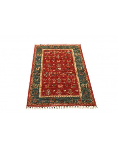 Tappeto Rubin Pakistan rosso grigio 82x122